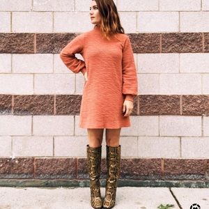 Cute and cozy mini dress